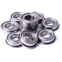 ATOPLEE 10pcs F688ZZ 8x16x5mm con bridas miniatura blindado doble cojinete de bolas Polea